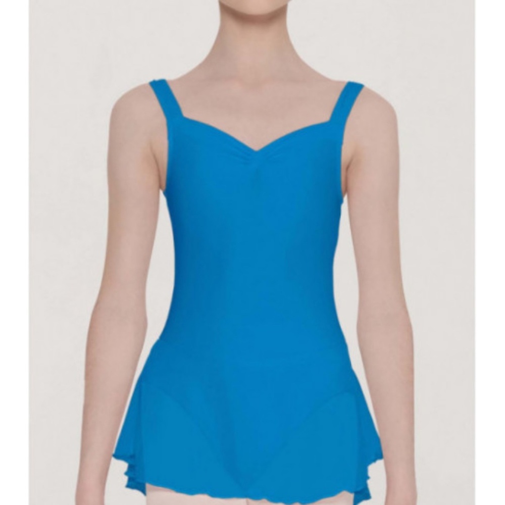 Wear Moi Balkala Skirted Leotard Azur Blue — Size 10/12
